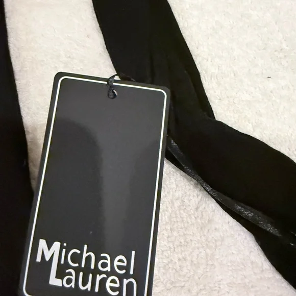 Michael Lauren Black Long Sleeve Zip-Up Shirt - Picture 2 of 6